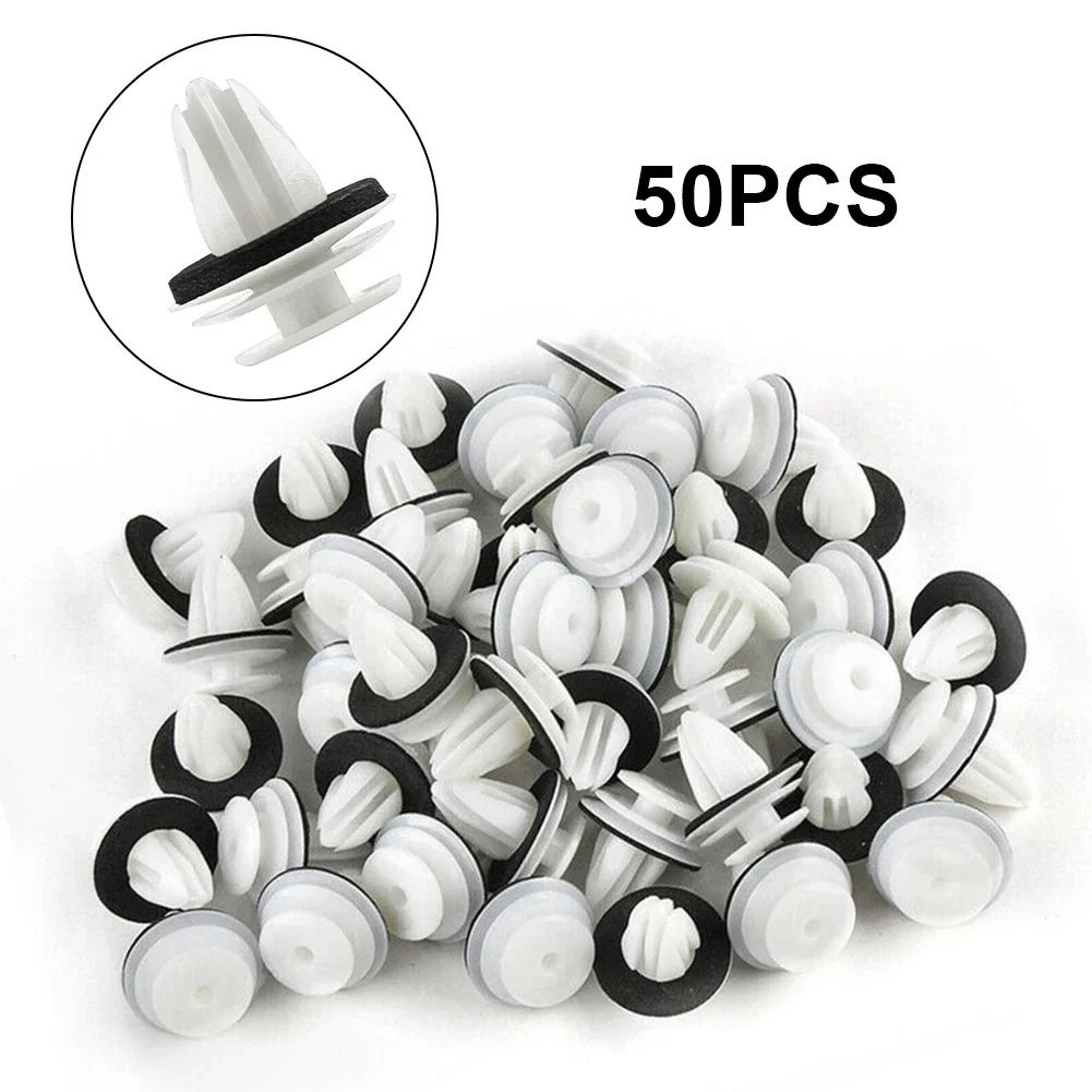 50 PCS BMW Door Panel Clips With Seal Ring Bumper Fastener Set 50 PCS BMW Door Panel Clips With Seal Ring Bumper Fastener Set
