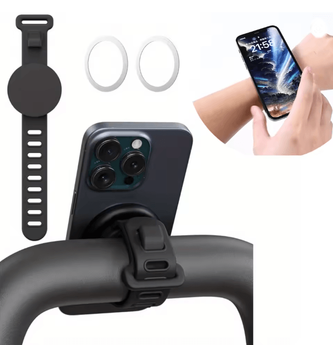 Magnetic MagSafe Phone Mount Adjustable Bar Holder For Gym And Fitness 30cm