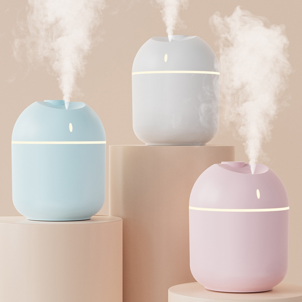 USB Humidifier Cool Mist Aroma Diffuser With LED Night Light And Power off Protection For Home And Office green