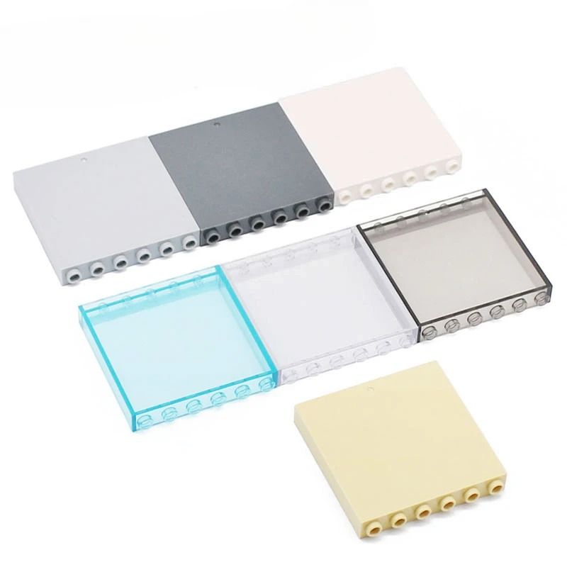 1x6x5 Window Glass House Wall Elements white