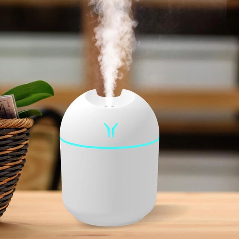 PureGlow Mini Air Humidifier USB Aroma Essential Oil Diffuser With LED Color Light style 2