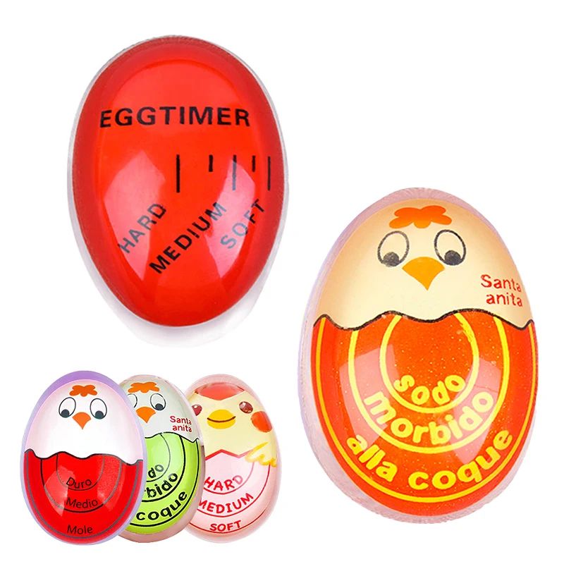 Color Changing Egg Timer For Perfect Boiled Eggs Soft, Medium & Hard Egg Cooker Timer chick pink