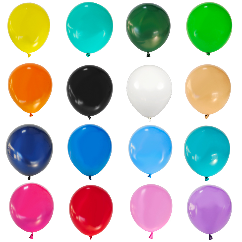 Happy Birthday Party Matte Latex Balloon, Wedding & Xmas Baby Gift Decorations sky Blue 10 Pcs