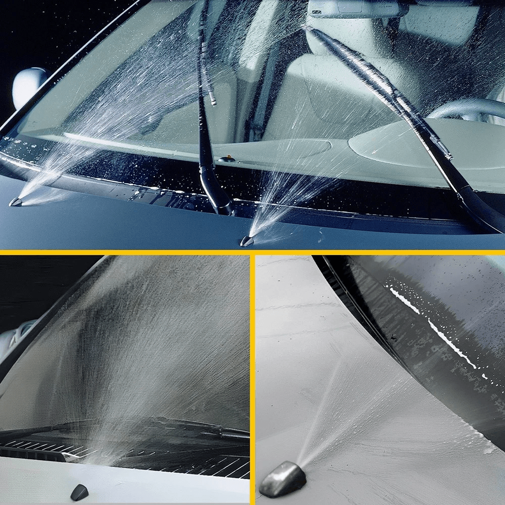 Windshield Wiper Nozzle, Spray Washer Nozzle, Easy Install Kit Windshield Wiper Nozzle, Spray Washer Nozzle, Easy Install Kit