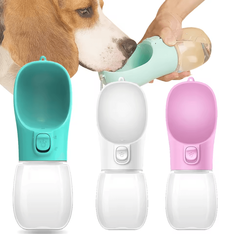 Outdoor Portable Dog Water Bottle With Leakproof Dog Water Dispenser For Small, Large Dogs And Cats pink 350ml