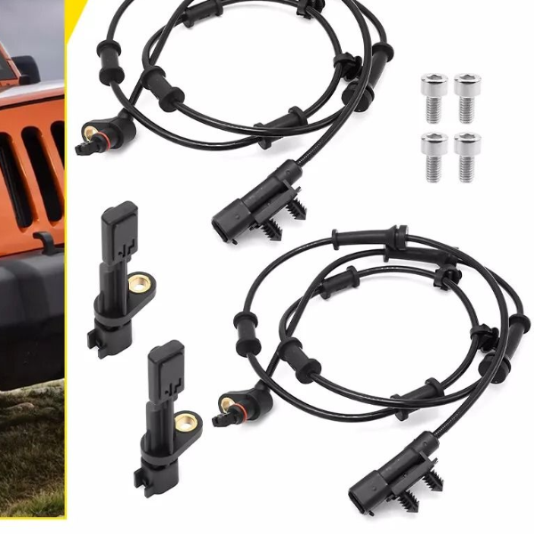 ABS Wheel Speed Sensor Set Of Direct Fit, No Drilling Required, Tested For High Quality, Perfect Match For Your Car ABS Wheel Speed Sensor Set Of Direct Fit, No Drilling Required, Tested For High Quality, Perfect Match For Your Car