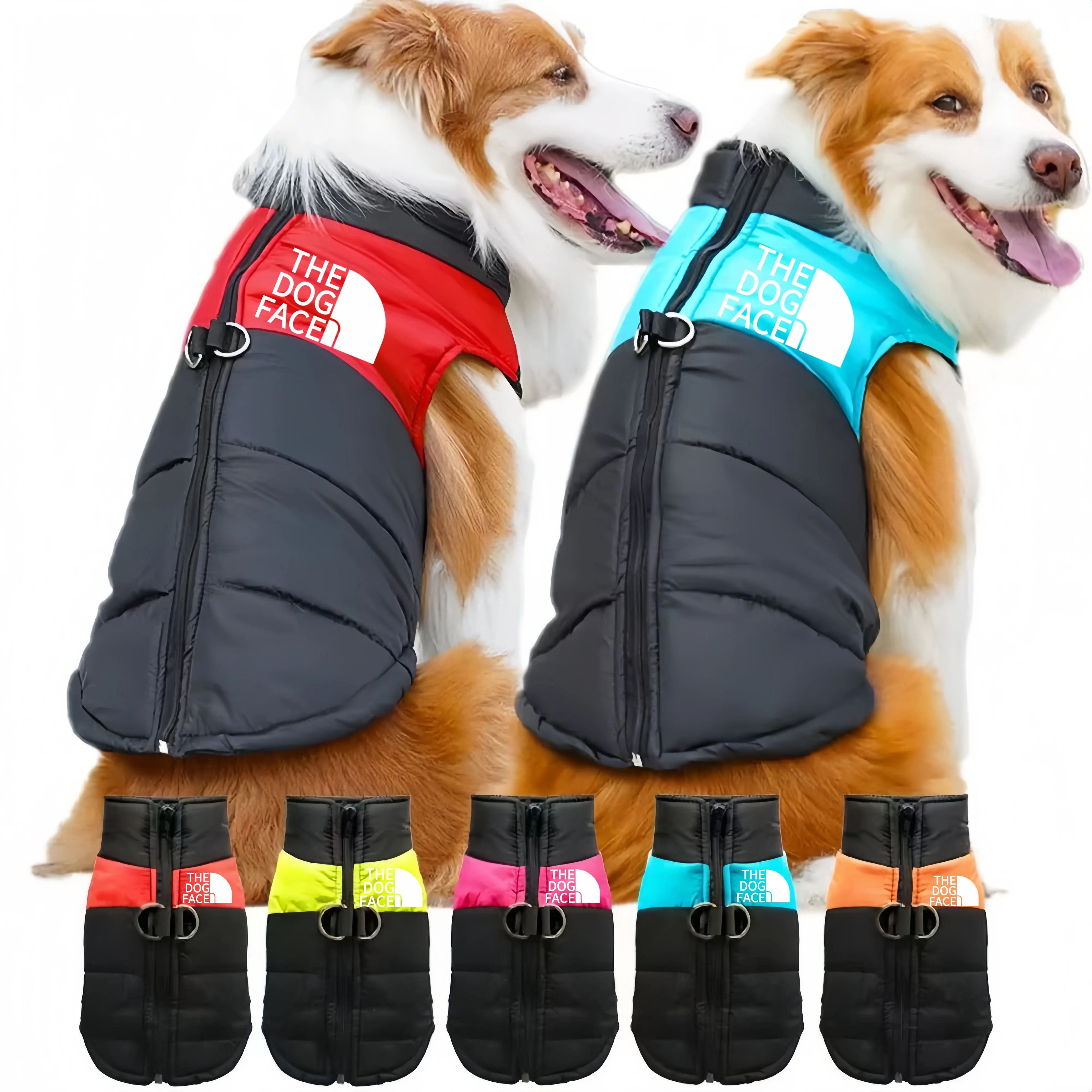 Winter Sports Hoodie Dog Jacket blue s