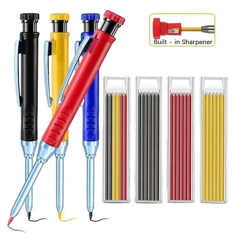 2.8mm Solid Carpenter Mechanical Pencil mixed Lead