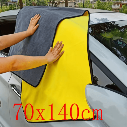 Large Microfiber Car Wash Towel Super Absorbent Cleaning & Drying Cloth 70x140cm