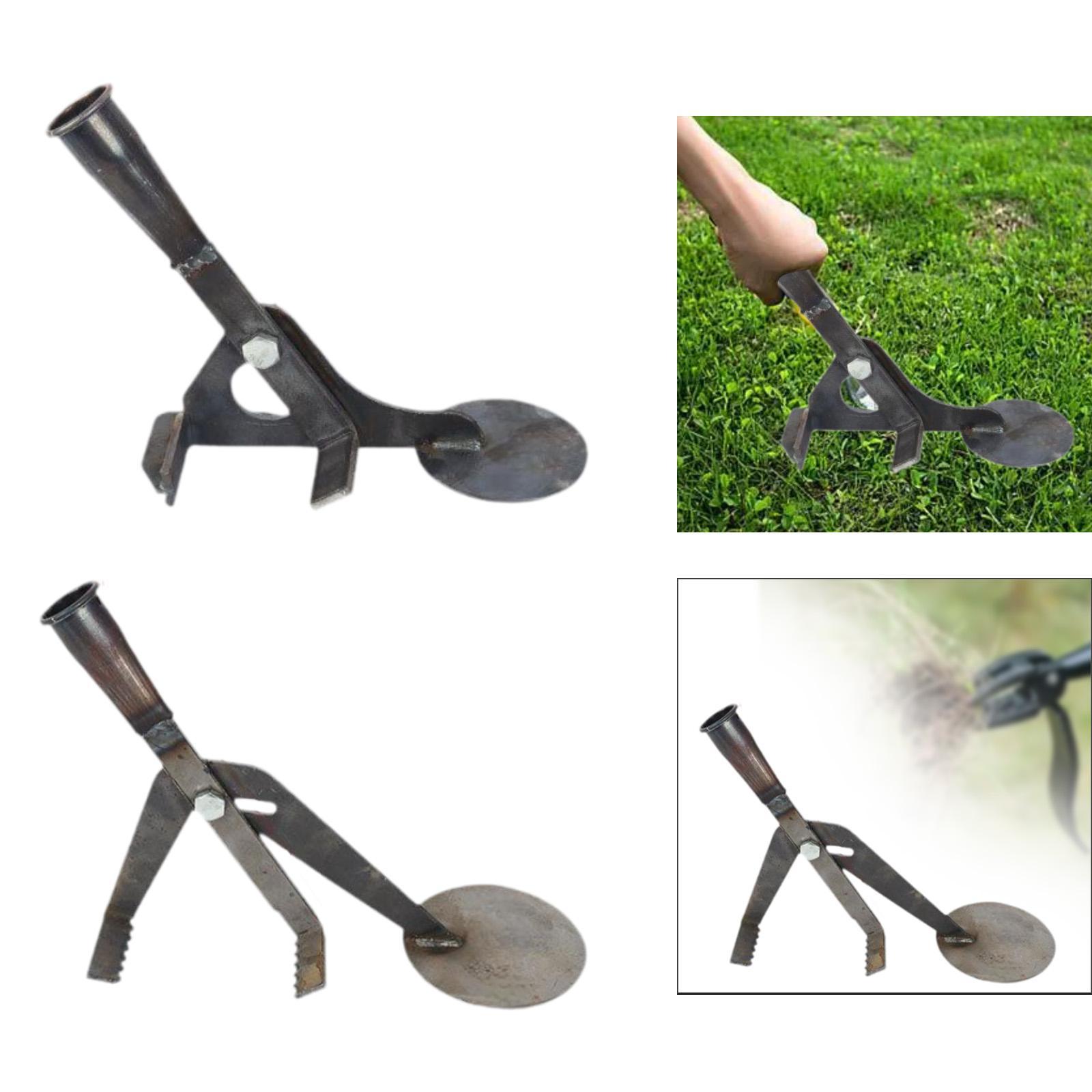 Portable And Efficient Heavy Duty Root Remover Tool For Manual Corn Stalk And Soybean Root Removal flat Head