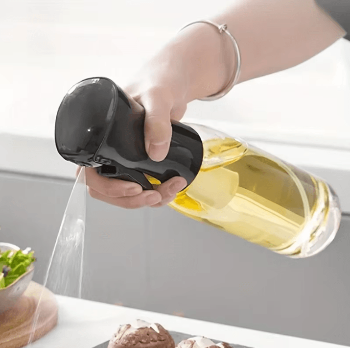200 300 500ml Oil Spray Bottle Olive Oil Dispenser For Kitchen Cooking 2pcs 200ml Black White