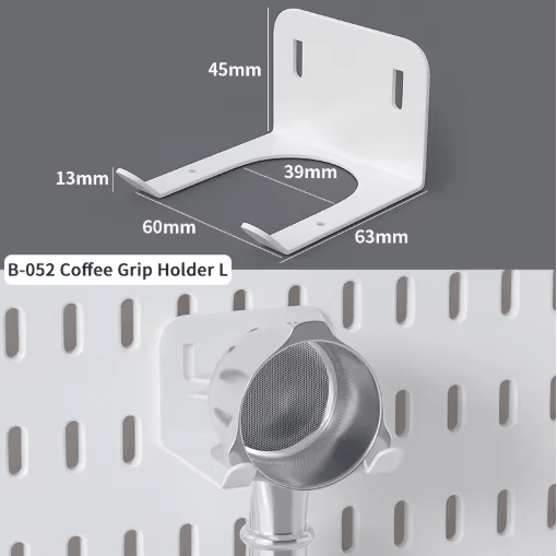 DIY Pegboard Wall Organizer Kit Modular No Drill Hanging Panels For Craft Rooms b Pegboard 2 2pcs