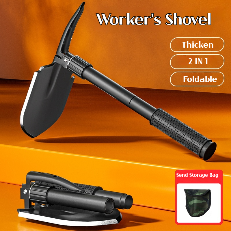 Garden Shovel For Camping, Fishing, Survival, Multi Tool Shovel, Pickaxe And Hoe Combination Garden Shovel For Camping, Fishing, Survival, Multi Tool Shovel, Pickaxe And Hoe Combination