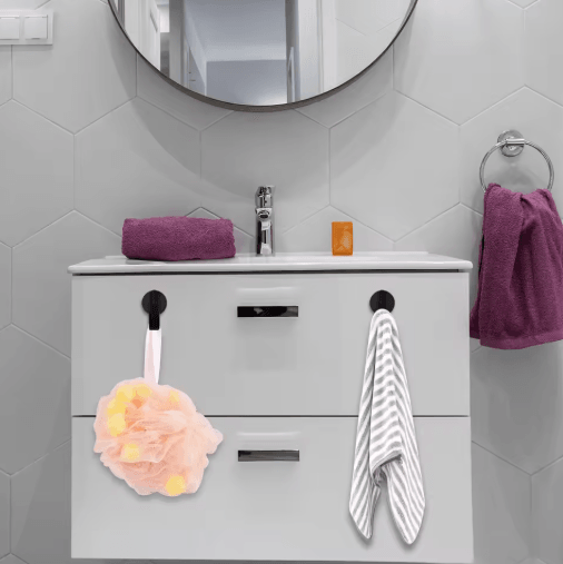 Strong Magnetic Hooks Heavy Duty Fridge And Metal Surface Hangers black