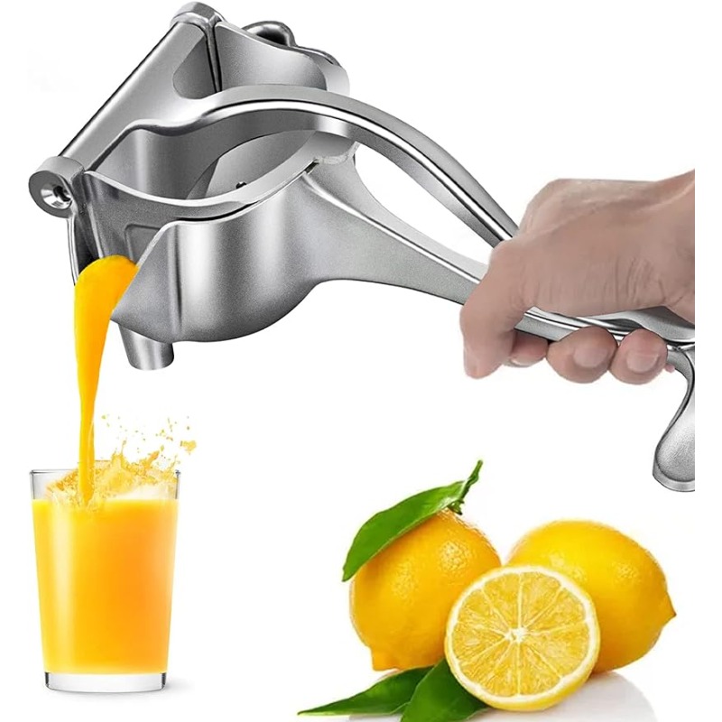 Manual Juicer, Premium Quality Metal Alloy Squeezer, Detachable Heavy Duty Citrus Extractor Tool, Fruit Juice Squeezer Manual Juicer, Premium Quality Metal Alloy Squeezer, Detachable Heavy Duty Citrus Extractor Tool, Fruit Juice Squeezer