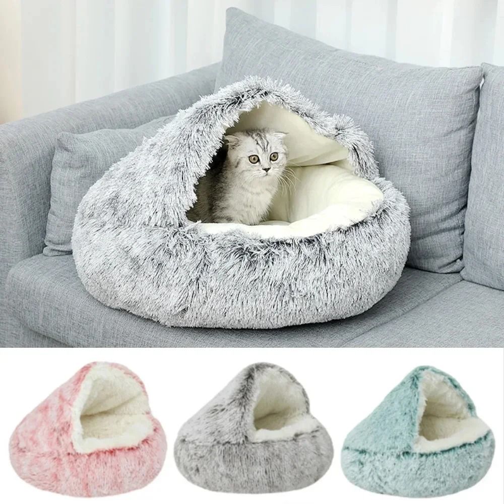 Plush Hooded Anti Anxiety Pet Sanctuary 04 s