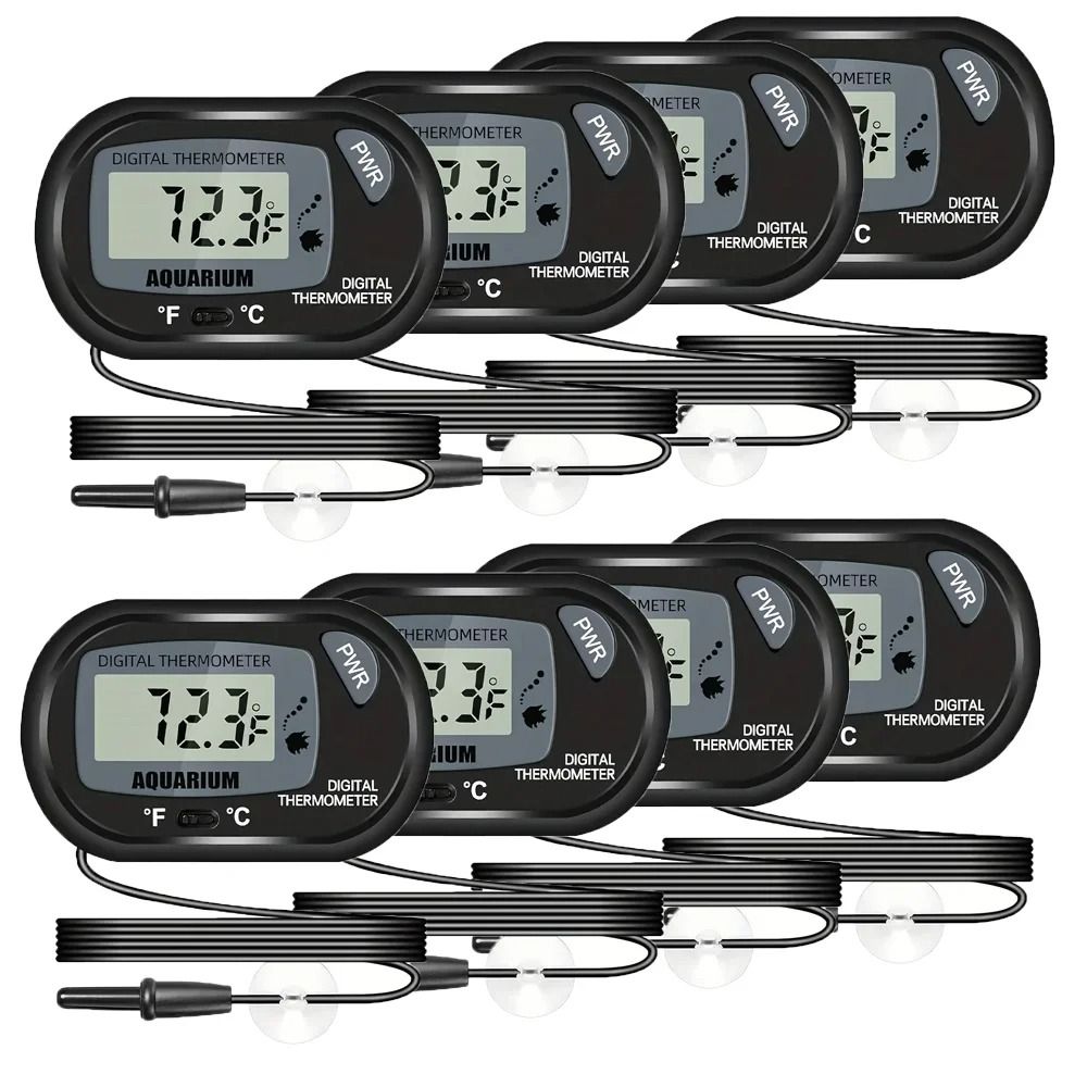 Professional LCD Digital Aquarium And Reptile Thermometer yellow