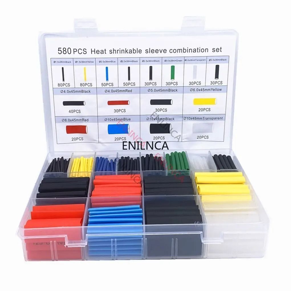 Professional Heat Shrink Tubing Insulation Kit 164 Pcs No Box