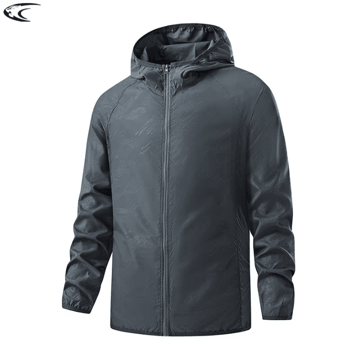 LNGXO Waterproof Hiking Jacket Unisex Windbreaker Raincoat With Sun Protection For Camping & Climbing unisex Green m