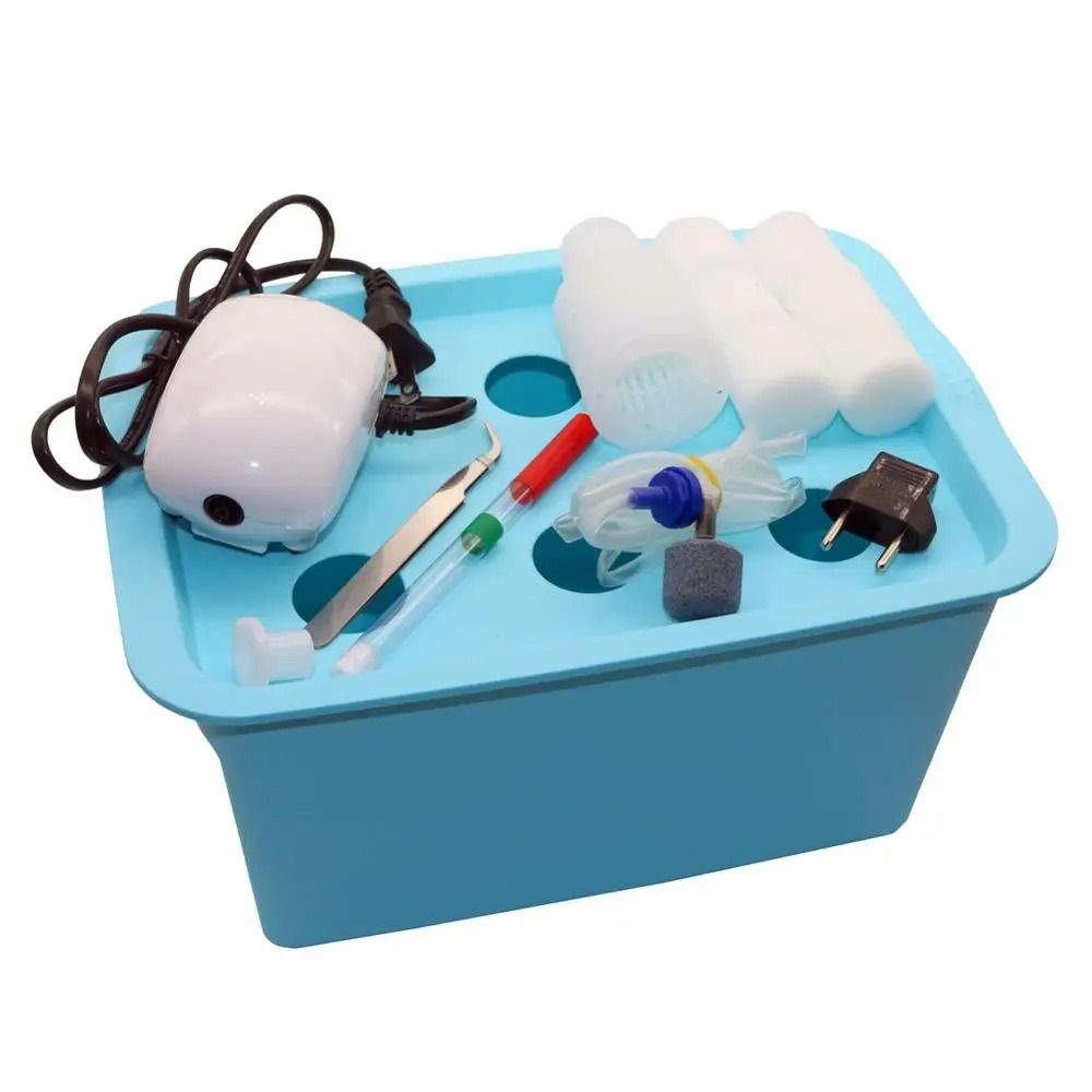 6 Hole Indoor Hydroponic Growth Kit Smart Deep Water Culture Garden Box grey 220v