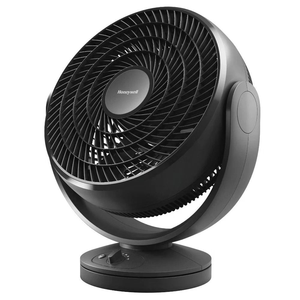 Honeywell Small Turbo Force Oscillating Floor Fan, Black, Quiet Cooling, Energy Saving Air Circulation Honeywell Small Turbo Force Oscillating Floor Fan, Black, Quiet Cooling, Energy Saving Air Circulation
