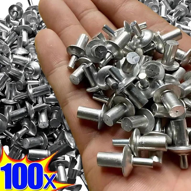High Strength Aluminum Hammer Drive Expansion Rivets 0.35 50pcs