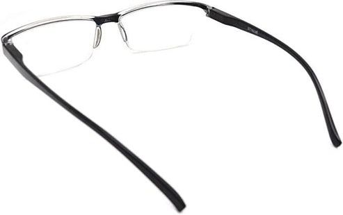 Square Frame Spring Hinge Reading Glasses, For Men And Women, Comfortable And Lightweight Unisex Readers +2.75 Strength