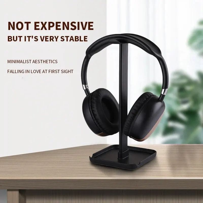 Universal Headphone Stand Holder white