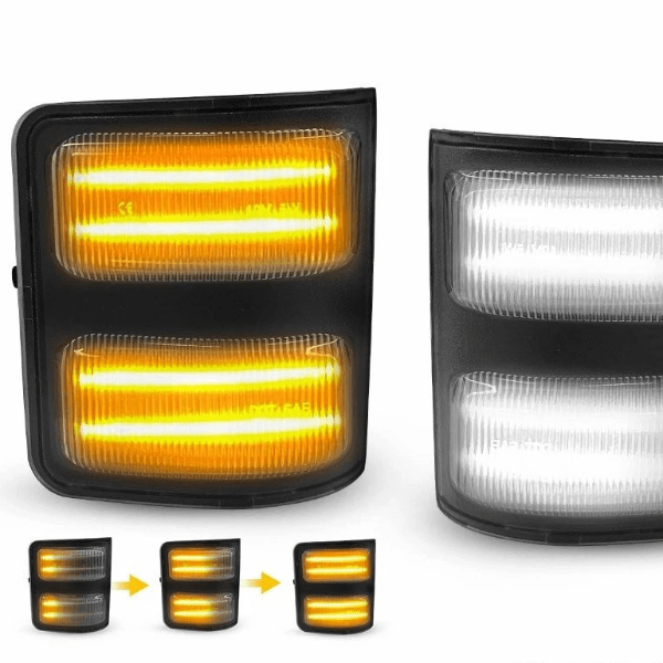 High Performance White LED Side Mirror Marker Lights, Durable, Easy Installation For Cars High Performance White LED Side Mirror Marker Lights, Durable, Easy Installation For Cars