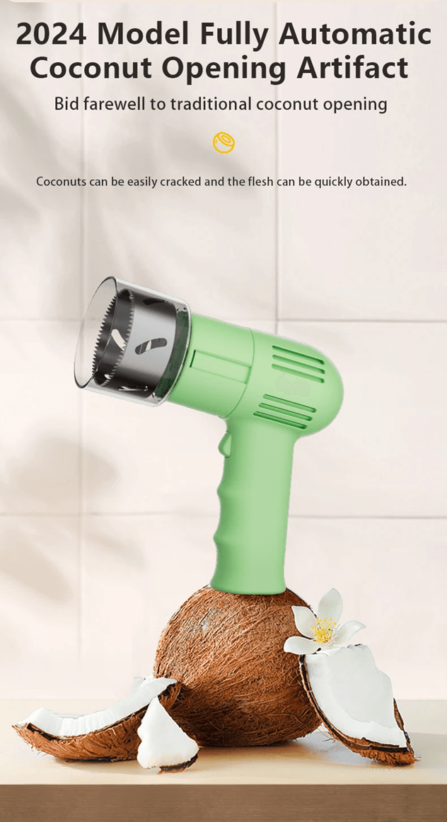 Automatic Coconut Opener Tool Easy Coconut Water Extractor And Meat Scraper Automatic Coconut Opener Tool Easy Coconut Water Extractor And Meat Scraper