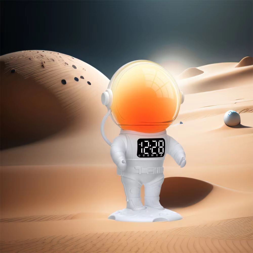 Digital Alarm Clock With Wake Up Light, Bluetooth Speaker, Dual Alarms And White Noise For Bedroom And Desk Digital Alarm Clock With Wake Up Light, Bluetooth Speaker, Dual Alarms And White Noise For Bedroom And Desk