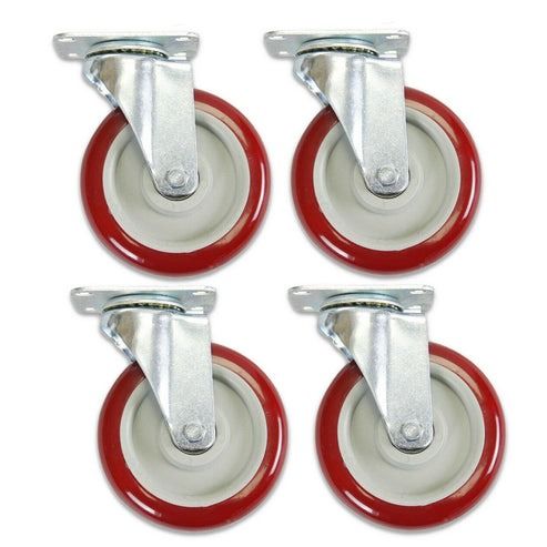 Heavy Duty Caster Wheels, Polyurethane Swivel Plate, Durable, Silent, Load Capacity Heavy Duty Caster Wheels, Polyurethane Swivel Plate, Durable, Silent, Load Capacity