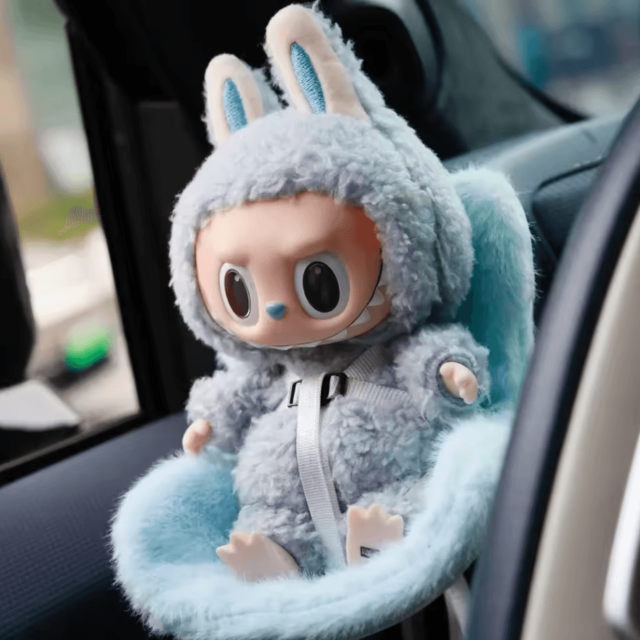 Doll Car Seat Plush Accessory For 18cm Dolls With Air Aromatreatment Decoration yellow