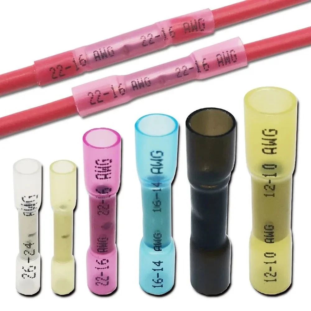Industrial Waterproof Heat Shrink Wire Connectors pink 20pcs
