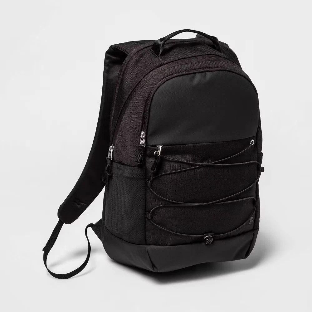Backpack Black, All In Motion Water Resistant Backpack, Ideal For Travel, School, And Commuting With Laptop Pocket Backpack Black, All In Motion Water Resistant Backpack, Ideal For Travel, School, And Commuting With Laptop Pocket