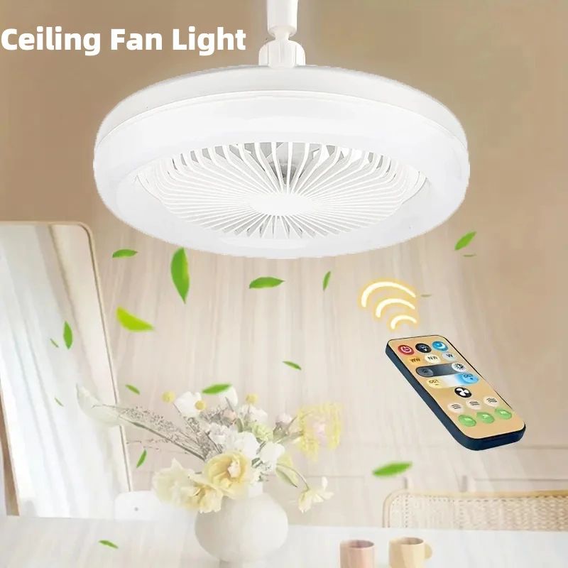 BreezeGlow Smart Ceiling Fan Light 2 in 1 LED Fan With Remote Control (E27 Base) BreezeGlow Smart Ceiling Fan Light 2 in 1 LED Fan With Remote Control (E27 Base)