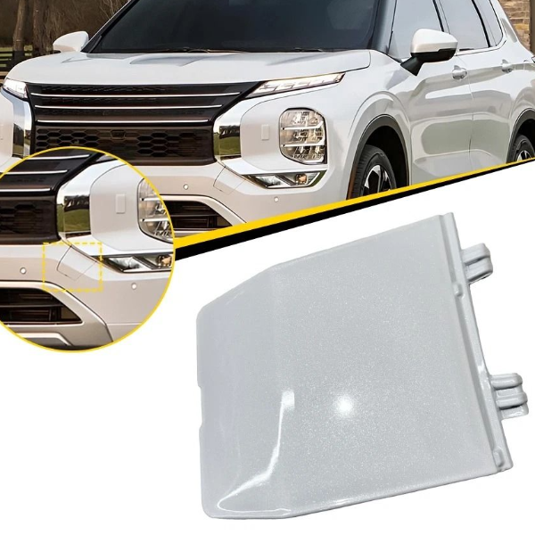 Durable Pearl White Tow Hook Cover Cap, Front Bumper, Easy Installation For Perfect Fit Durable Pearl White Tow Hook Cover Cap, Front Bumper, Easy Installation For Perfect Fit