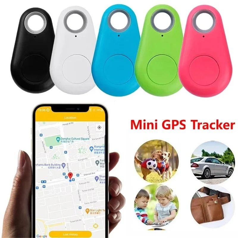 Mini GPS Smart Anti Loss Device Bidirectional Bluetooth Tracker & Keychain Locator For Keys & Phones 1 Pc Green