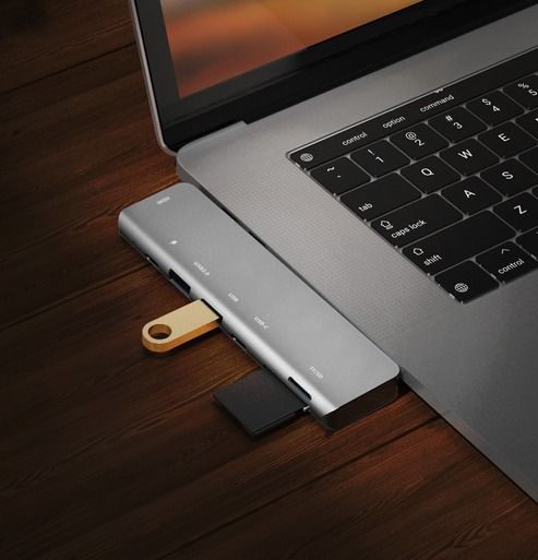 USB C Hub, Type C To USB HDMI Adapter For MacBook Pro Air, High Speed Data Transfer USB C Hub, Type C To USB HDMI Adapter For MacBook Pro Air, High Speed Data Transfer