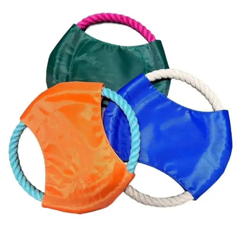 Dental Chew Frisbee Dog Toy 1pc Random Color s