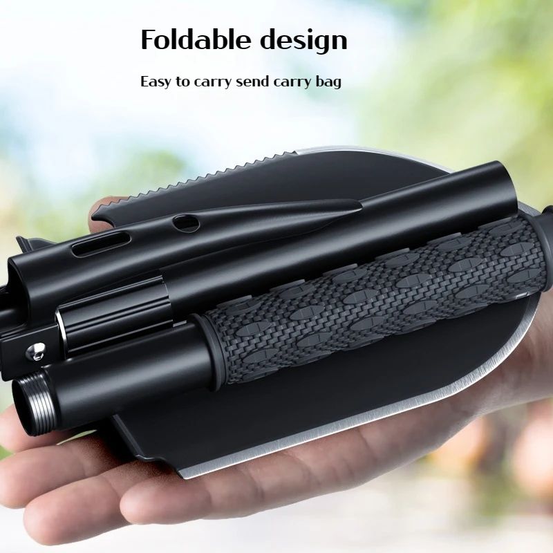TrailForge Multifunctional Camping Shovel 3 in 1 Survival Tool With Shovel, Pickaxe & Hoe TrailForge Multifunctional Camping Shovel 3 in 1 Survival Tool With Shovel, Pickaxe & Hoe