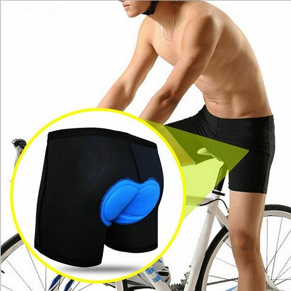 Cycling Shorts For Men Women, Bicycle Bike Underwear Pants With Sponge Gel 3D Padded l