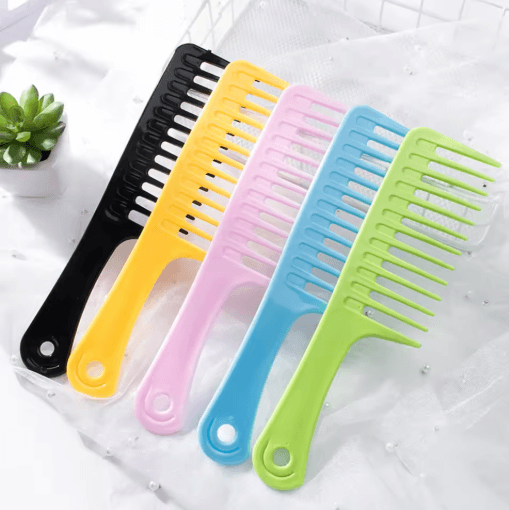 Wet Curly Hair Brush Detangling Comb For Curly Hair Salon Hair Styling Tool Brush For Thick Wavy Hair yellow