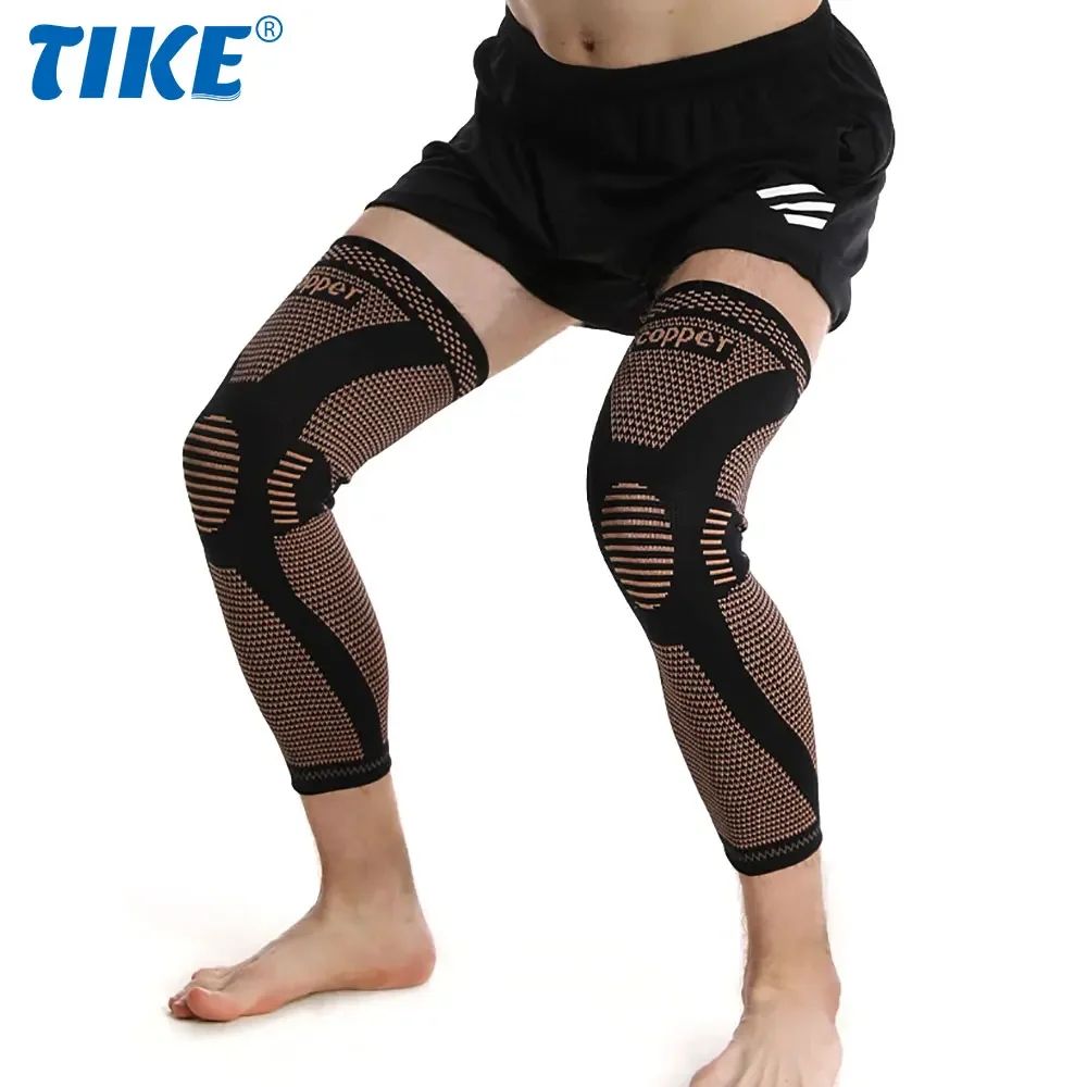 Copper Compression Full Leg Sleeves 2 Pcs l