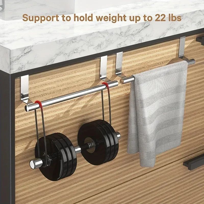 No Drill Stainless Steel Towel Rack l