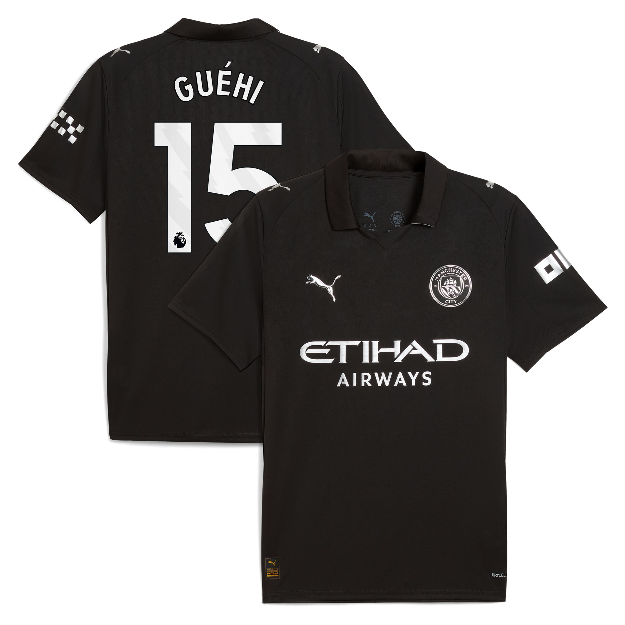 Manchester City PUMA Auswärtstrikot 2025-26 mit Aufdruck Guéhi 15 Image