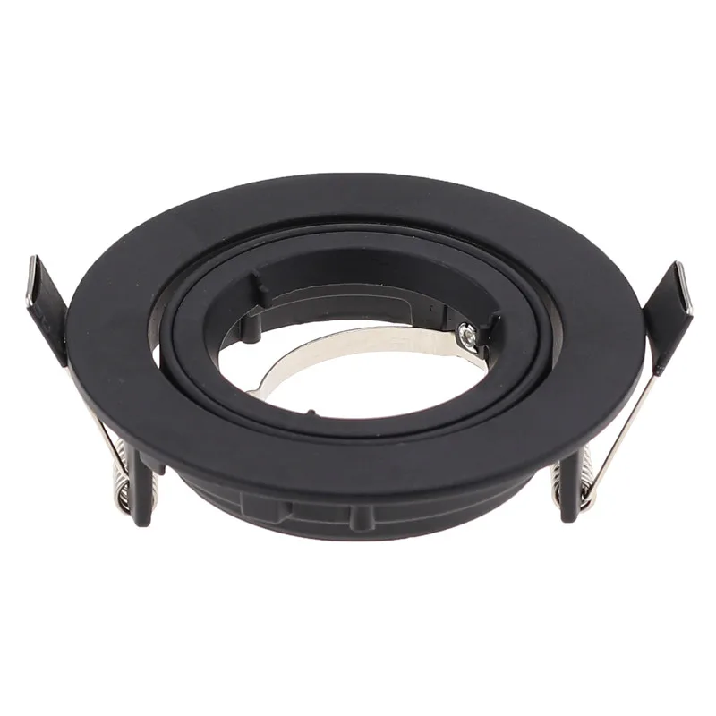 10 stücke Oberfläche Montiert Led Leuchten Runde Gu10 Scheinwerfer Aluminium Led Gehäuse Einstellbare MR16 Led-strahler Fitting