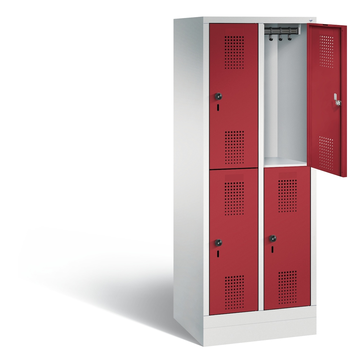 C+P Schul-Spind doppelstöckig Evolo, H1600xB610xT500mm Image
