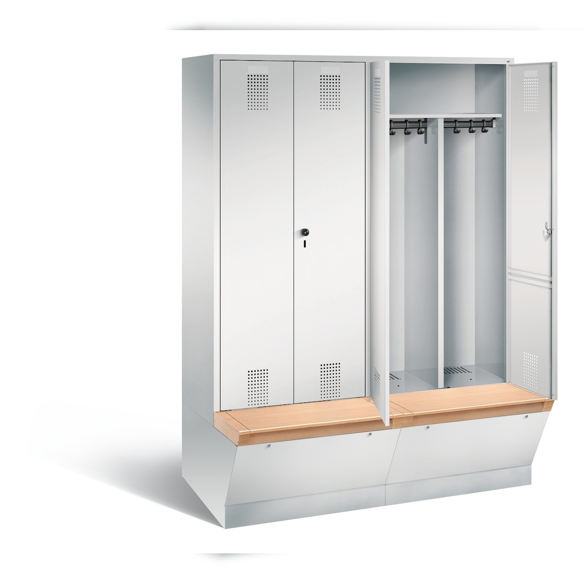 C+P Schwarz-Weiss-Spind Evolo, H2090xB1590xT815mm Image