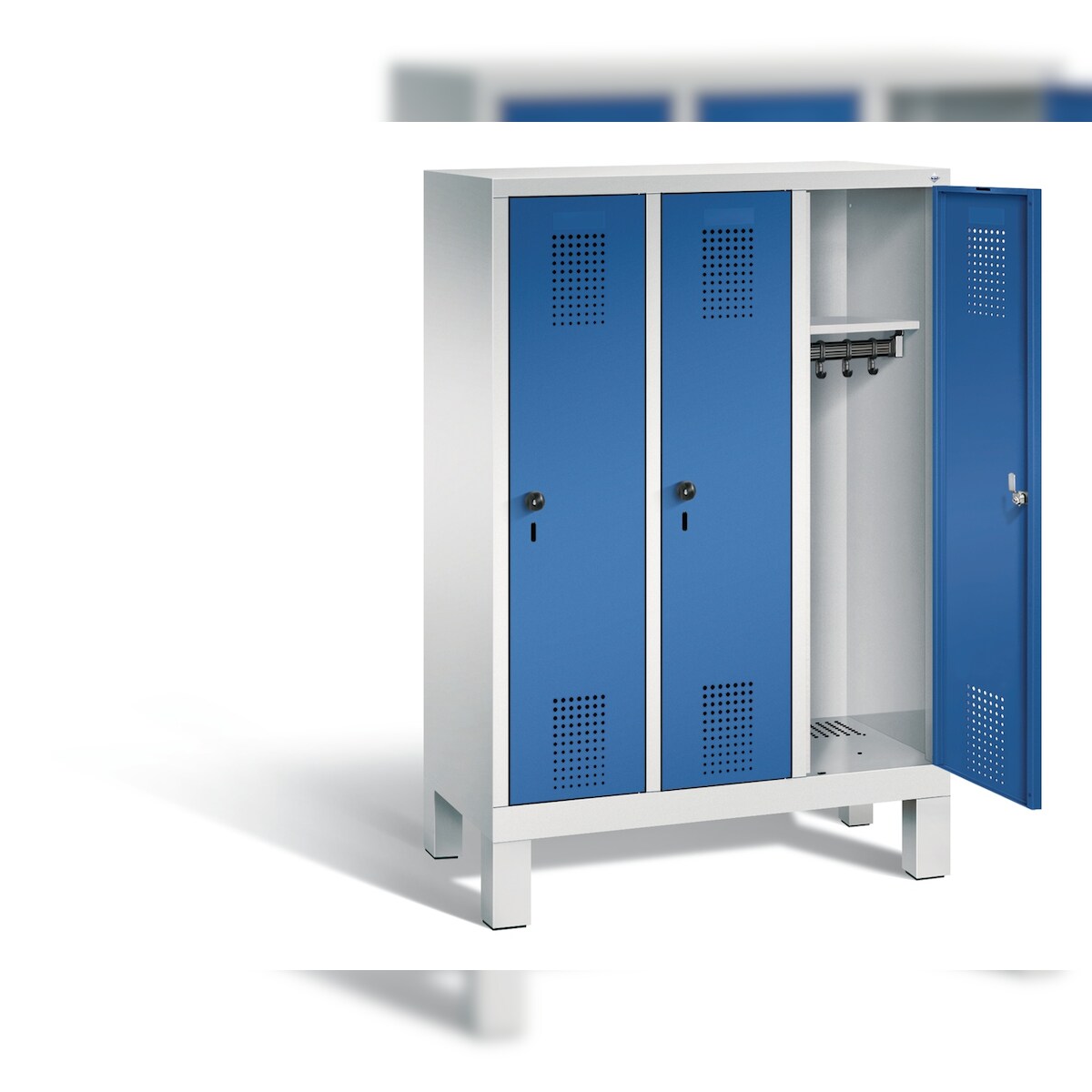 C+P Kindergarten-Spind Evolo, H1350xB900xT300mm Image